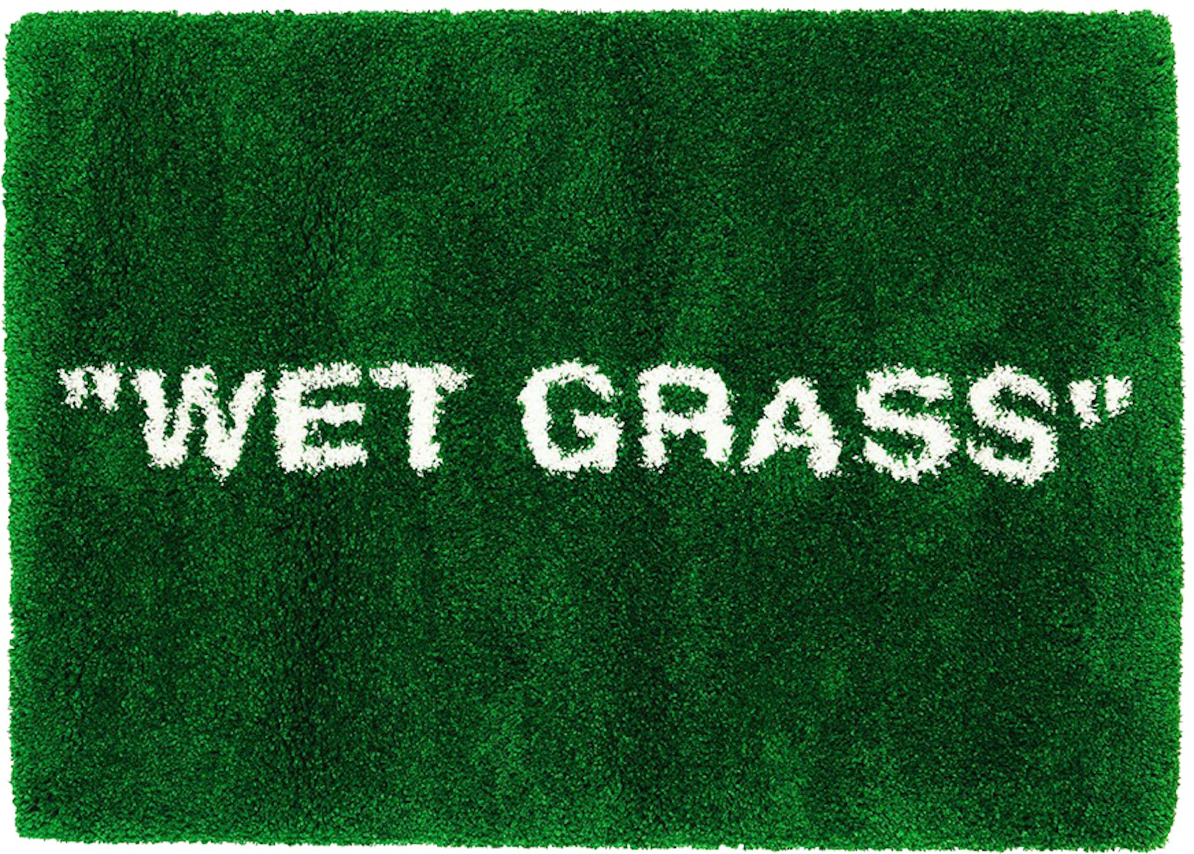 Virgil Abloh x IKEA MARKERAD WET GRASS Rug 195x132 CM Green - GB