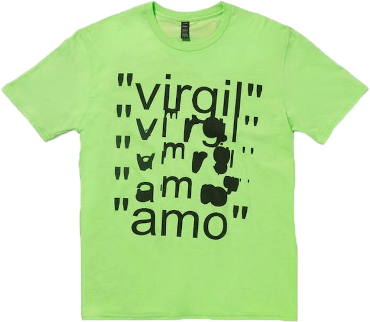 VIRGIL ABLOH MCA FOS Lines CHAMIOPNS White T-Shirt Size XL