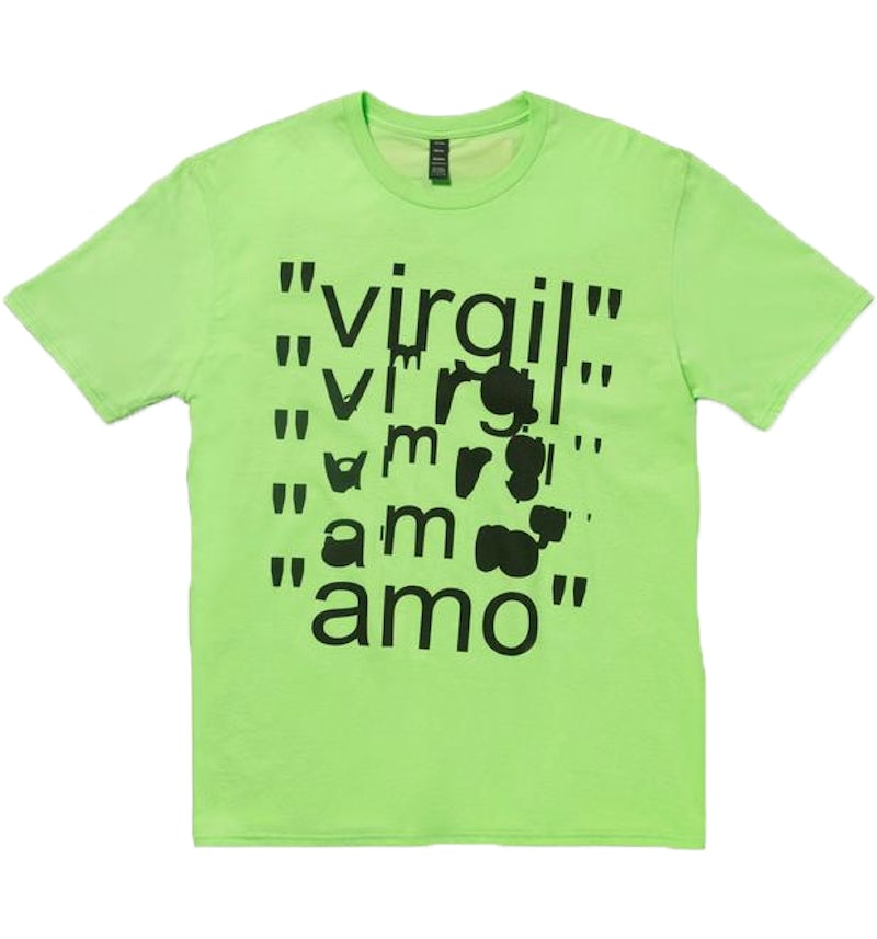 Virgil Abloh x MCA Figures of Speech Amo Tee Lime Men's Virgil Abloh x MCA Figures of Speech Amo Tee Lime Men's