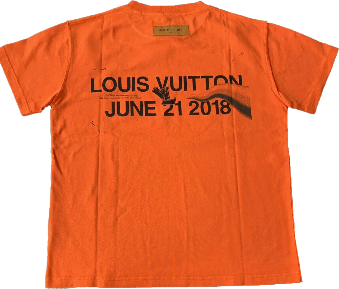 Virgil Abloh x MCA Figures of Speech Louis Vuitton Tee Orange 