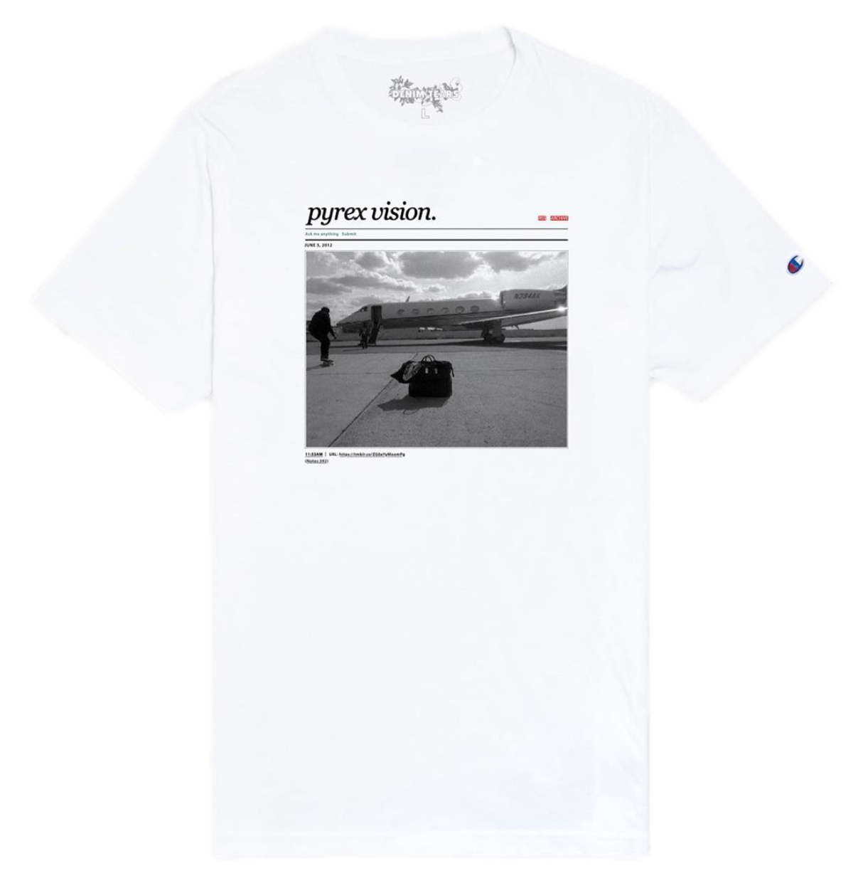 大人気安いOff white Pyrex Vision×MCA Tシャツ/カットソー(半袖/袖なし)