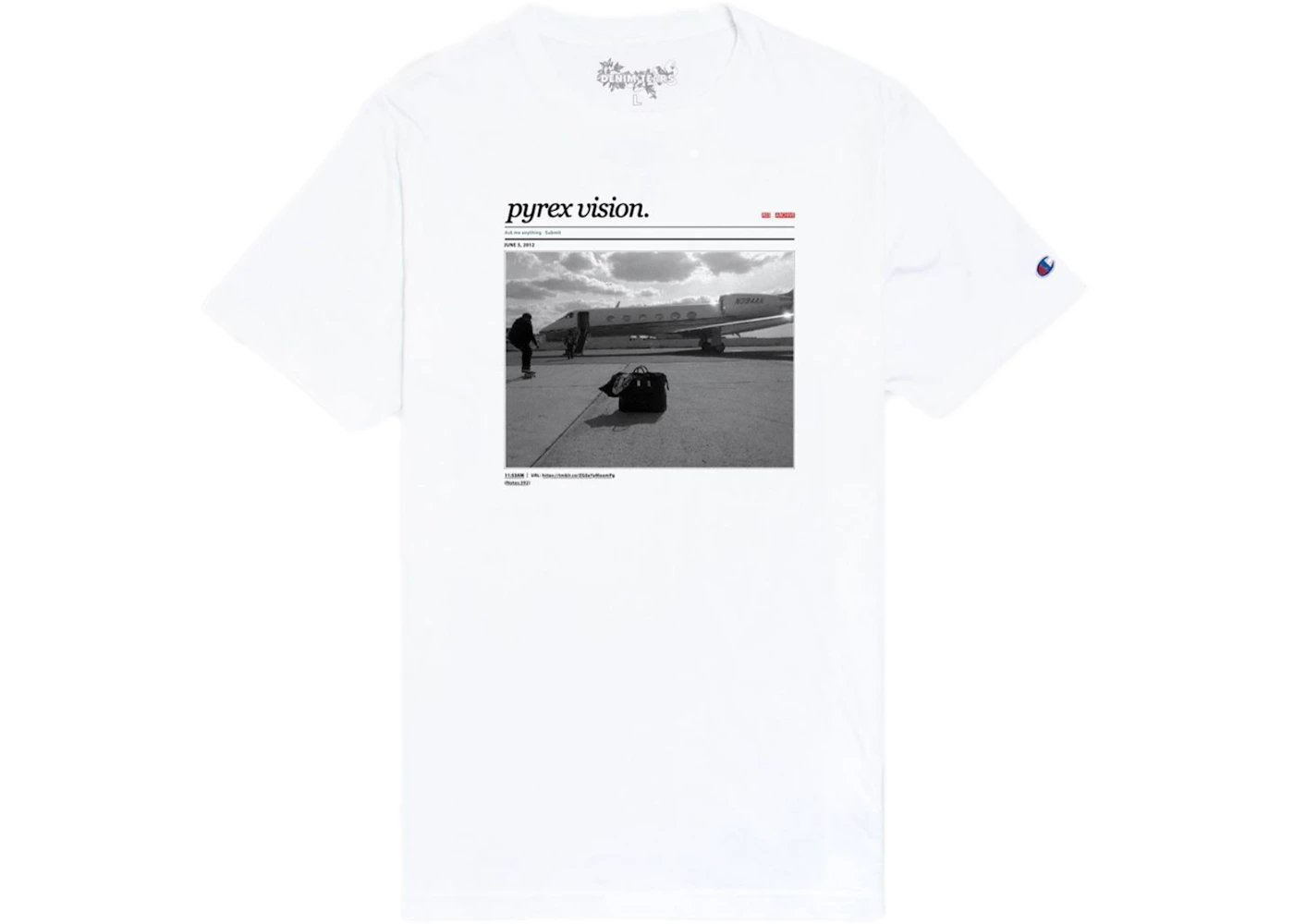 Virgil abloh x mca figures of speech pyrex caravaggio tee white best sale