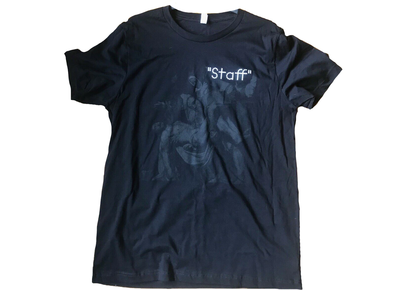 Off white top staff tee