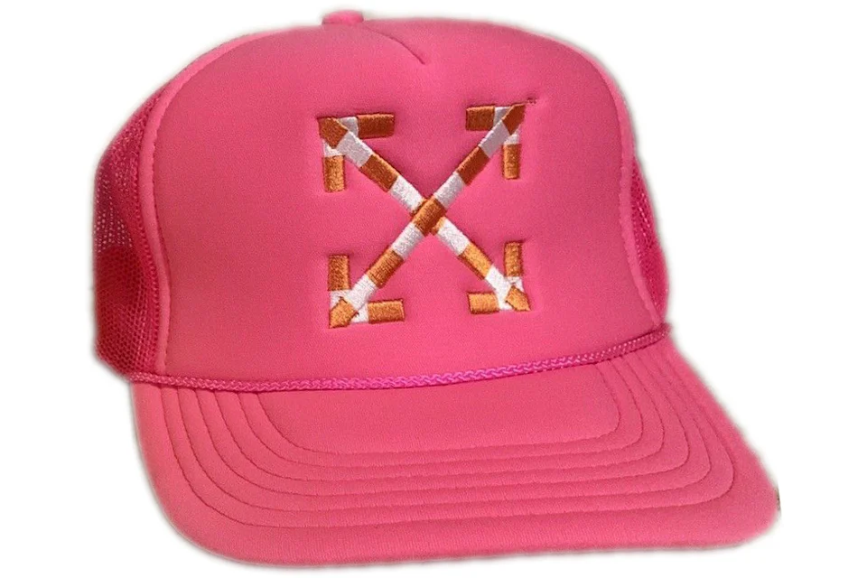 Virgil Abloh x MCA Figures of Speech Arrows Trucker Hat Pink