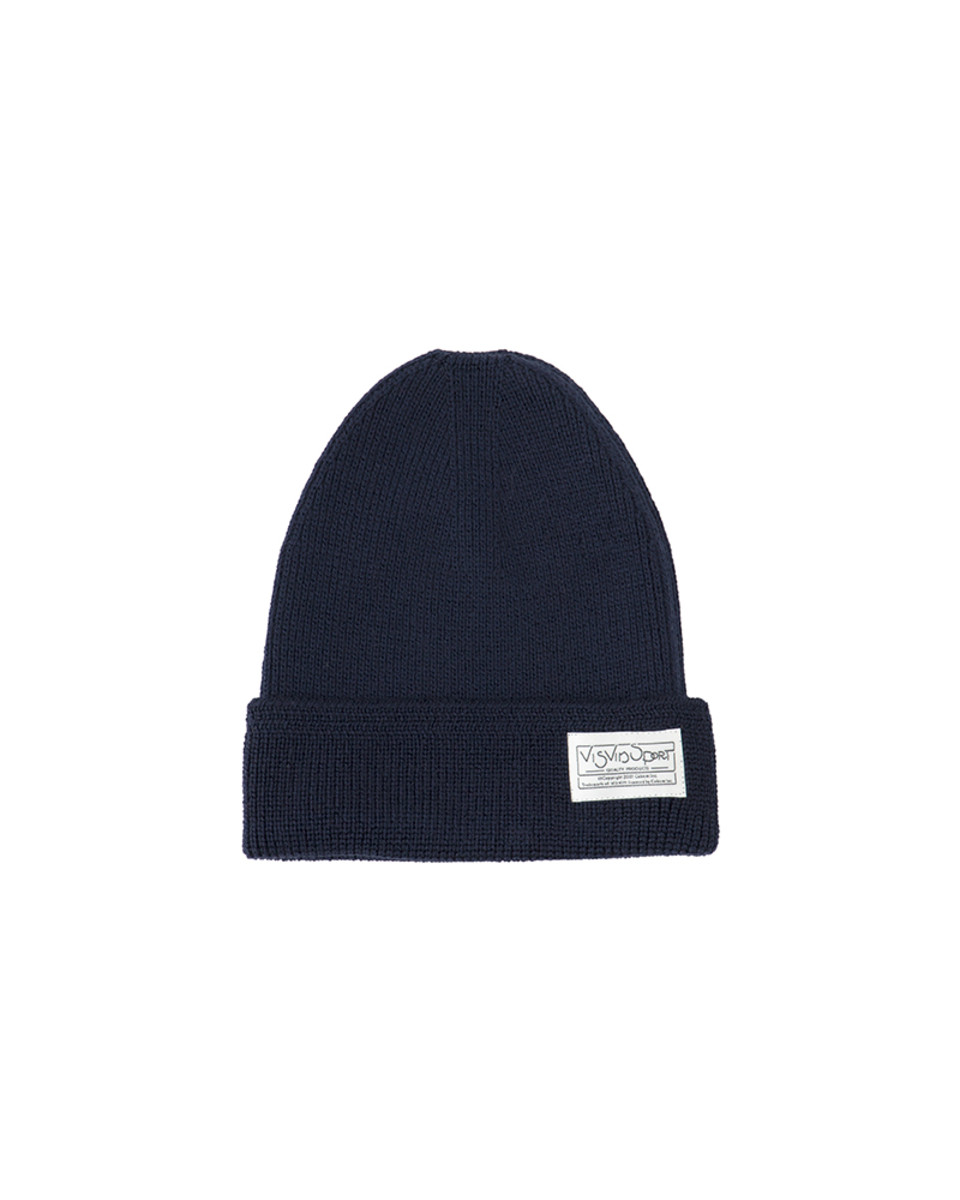 Visvim VS Knit Hat Navy - FW22 - US