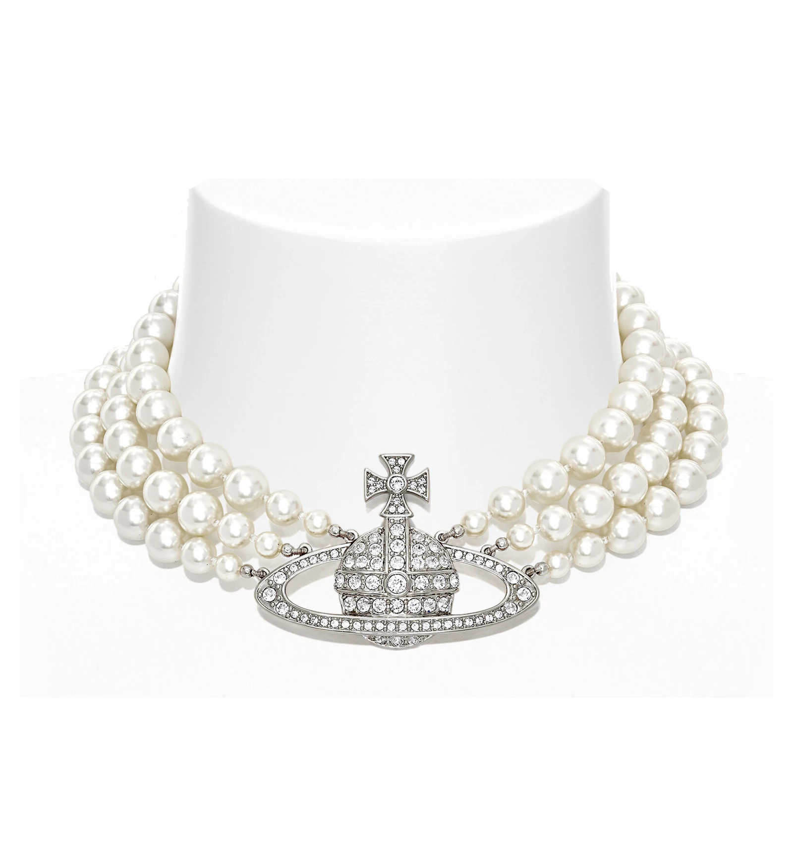 Vivienne westwood choker silver Clearance