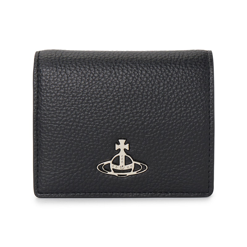 小物 Vivienne Westwood leather wallet Vivienne Westwood Short Wallet Black in Leather - JP
