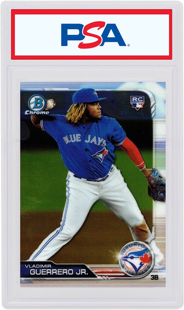 pics Vladimir Guerrero Jr Rookie Card Psa 10 vladimir guerrero jr 2019 bowman chrome rookie 73