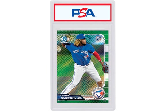 Vladimir Guerrero Jr. 2019 Bowman Chrome X Rookie Green X-Fractor /31 #73 (PSA or BGS Graded)