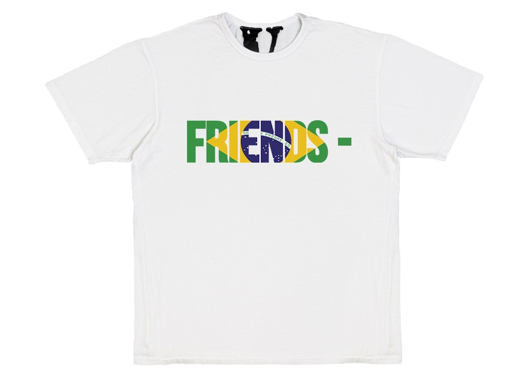 Pre-owned Vlone Friends Bra T-shirt White