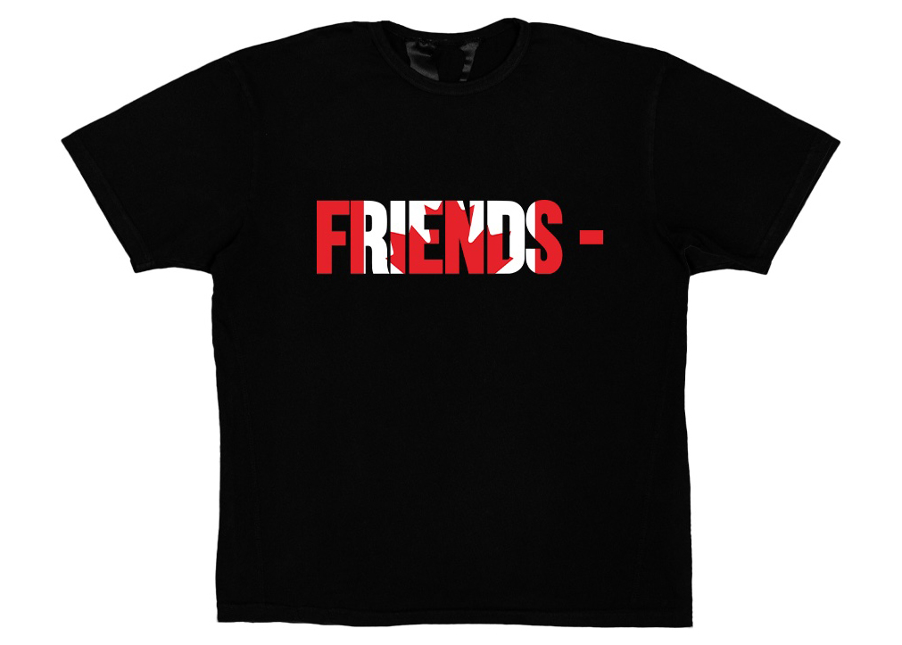Vlone FRIENDS CAN T-shirt Black Men's - SS21 - US