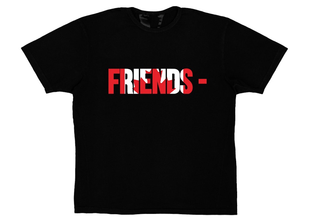 Pre-owned Vlone Friends Can T-shirt Black