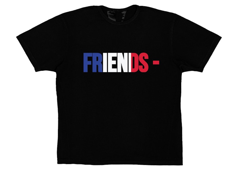 Vlone FRIENDS FRA T-shirt Black Men's - SS21 - US