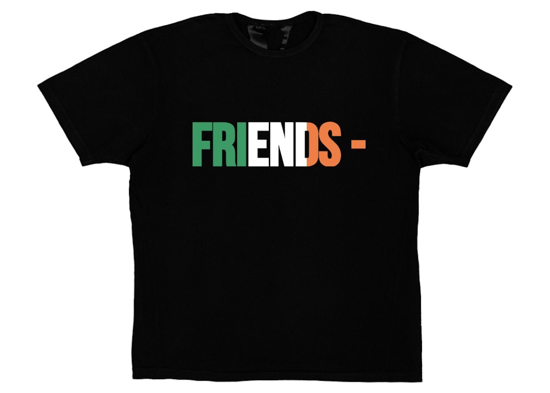Pre-owned Vlone Friends Irl T-shirt Black
