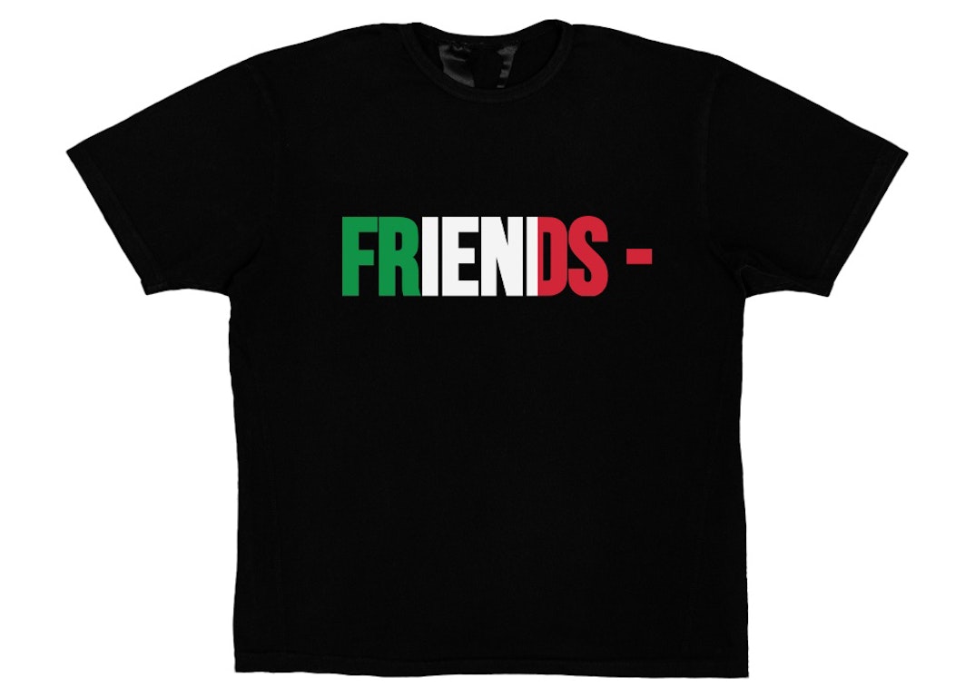 Pre-owned Vlone Friends Ita T-shirt Black
