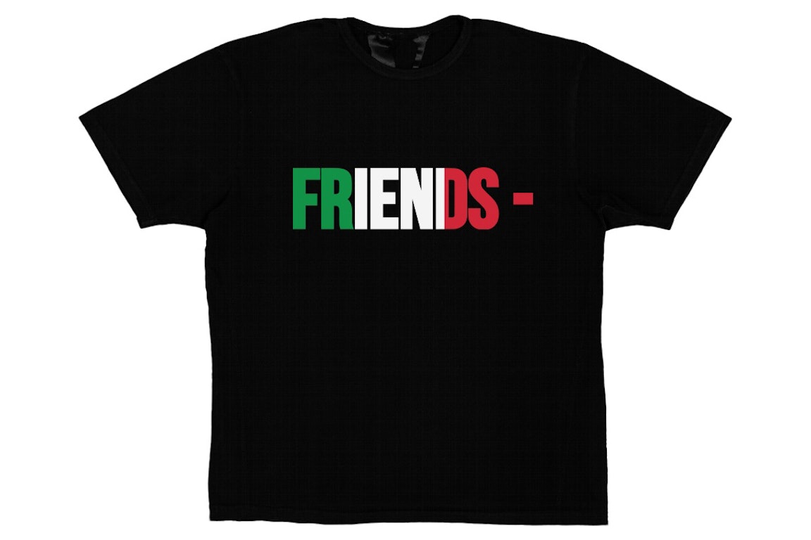 Pre-owned Vlone Friends Ita T-shirt Black