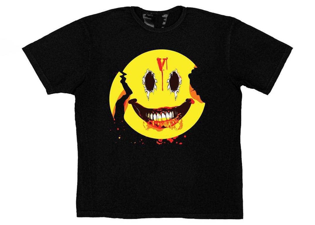 Pre-owned Vlone Laugh Now Cry Later T-shirt Black