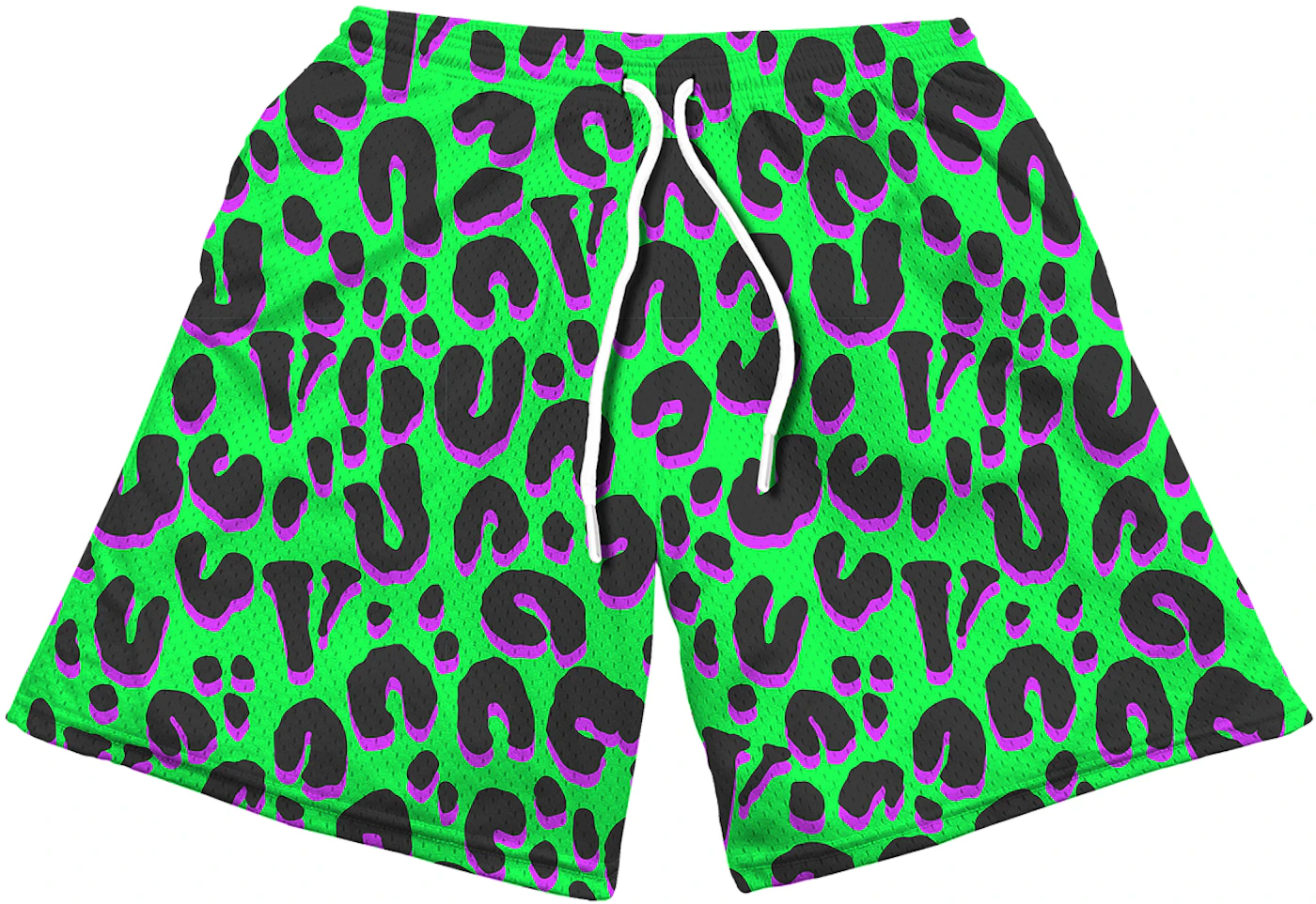 Vlone Rodman Cheetah Shorts Green Men's - SS22 - US