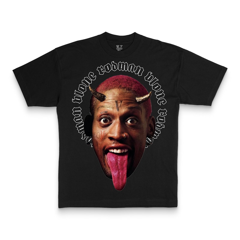 Vlone Rodman Devil T shirt Black Men s SS22 US