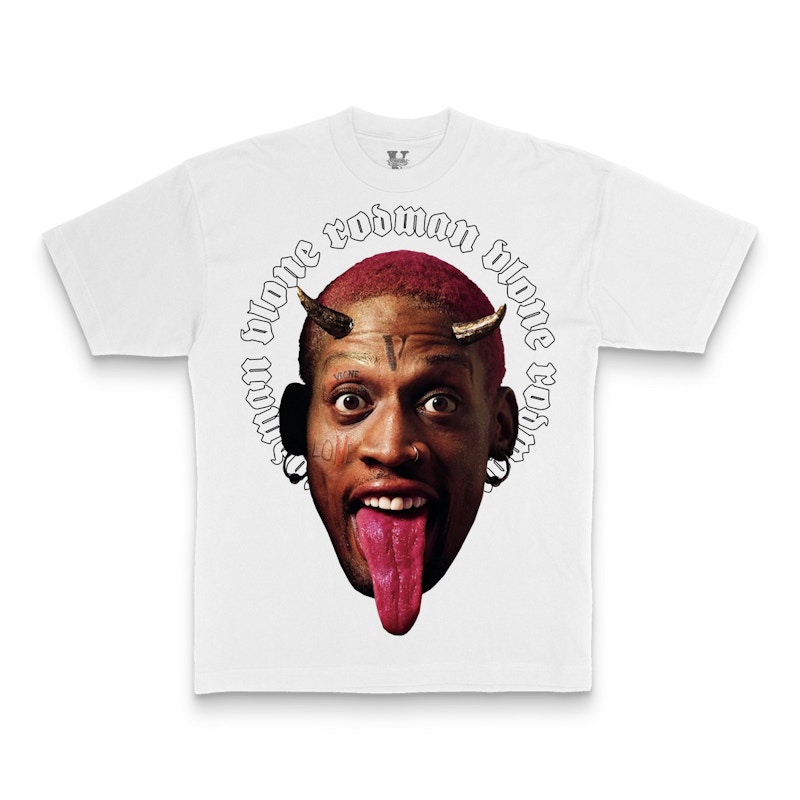 Vlone Rodman Devil T-shirt White Men's - SS22 - US