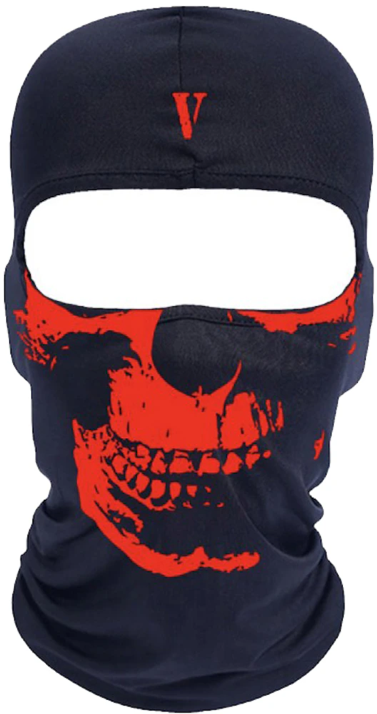 Vlone Skull Ski Mask Black/Red - FW22 - US