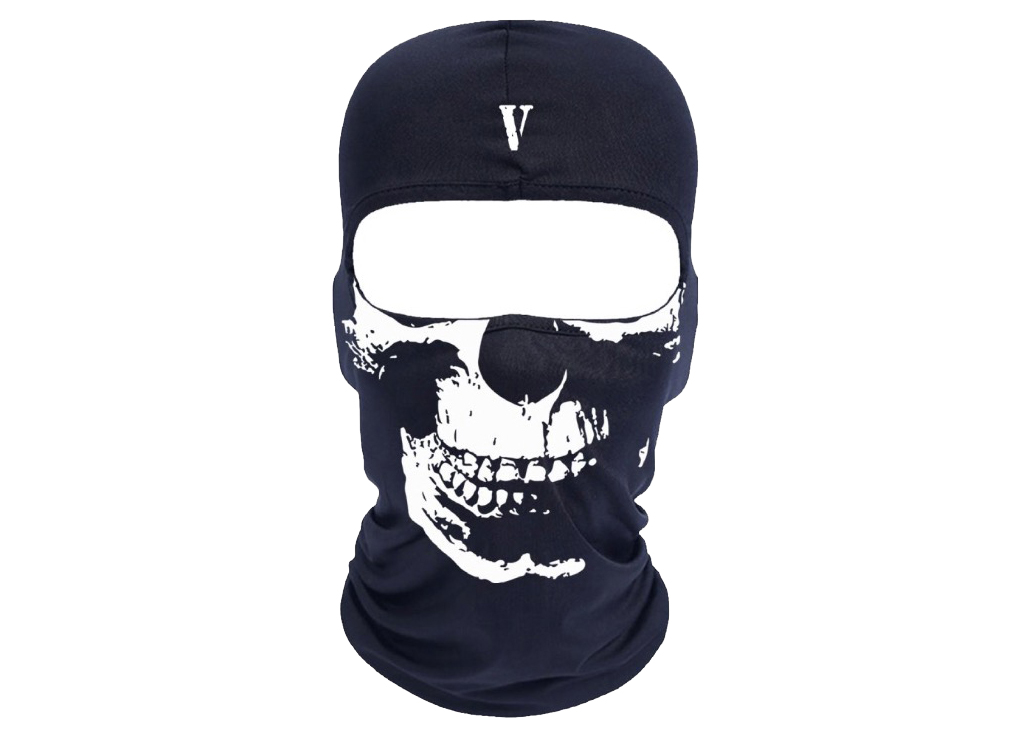 Vlone Skull Ski Mask Black/White - FW22 - US