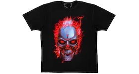 Vlone Skully Red Flame T-shirt Black