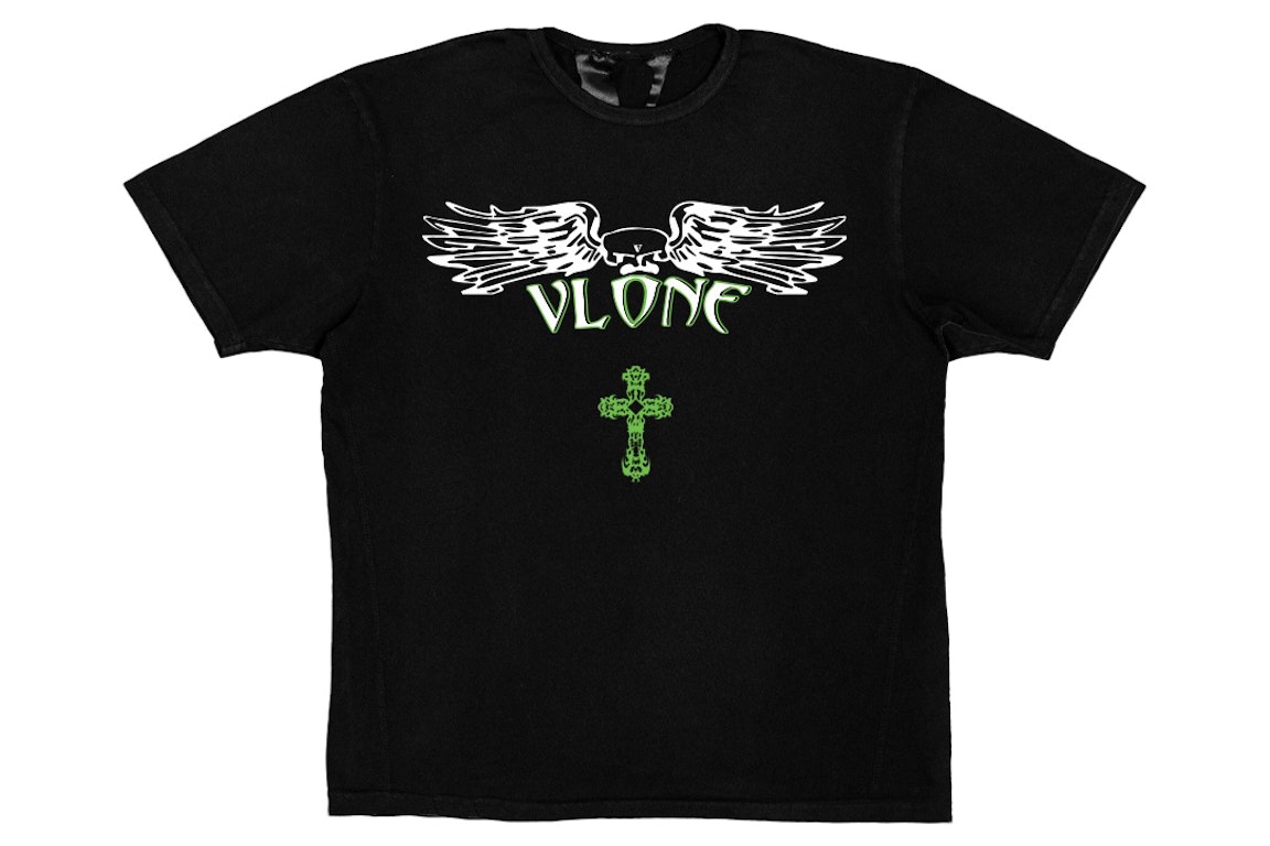 Pre-owned Vlone Support T-shirt Black
