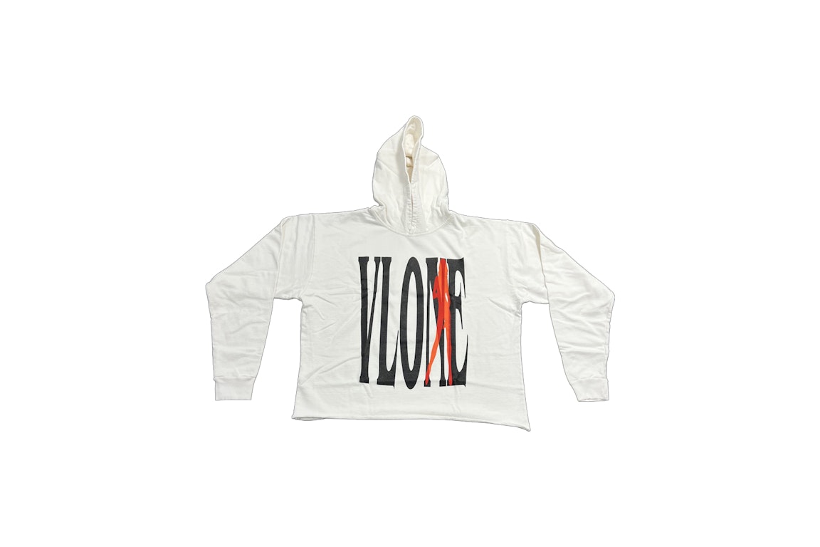 Pre-owned Vlone Vice City Hoodie White/red