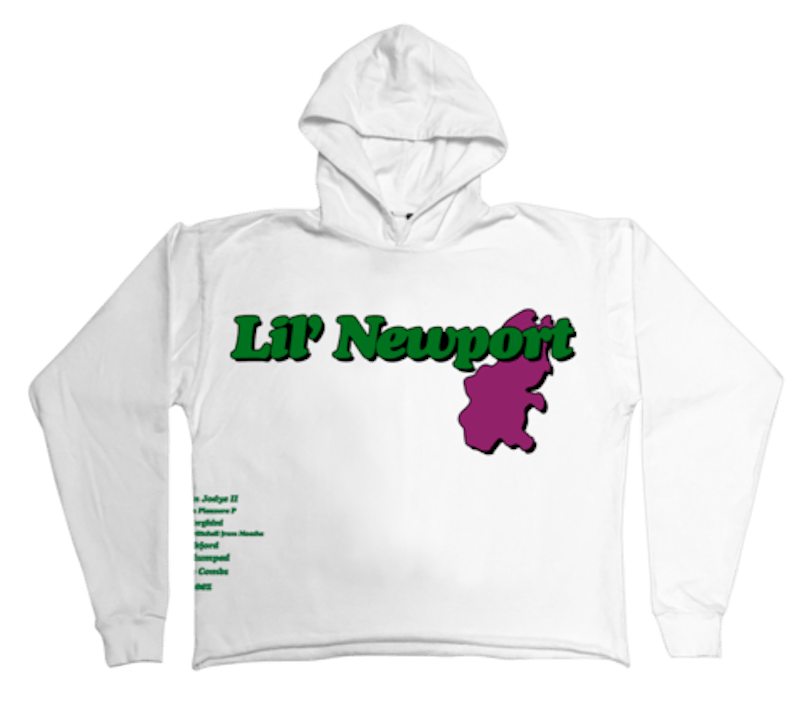 Vlone Yams Day Lil Newport Hoodie White