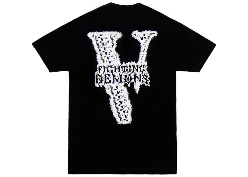 Juice Wrld x Vlone Bones T-shirt Black Men's - SS22 - US