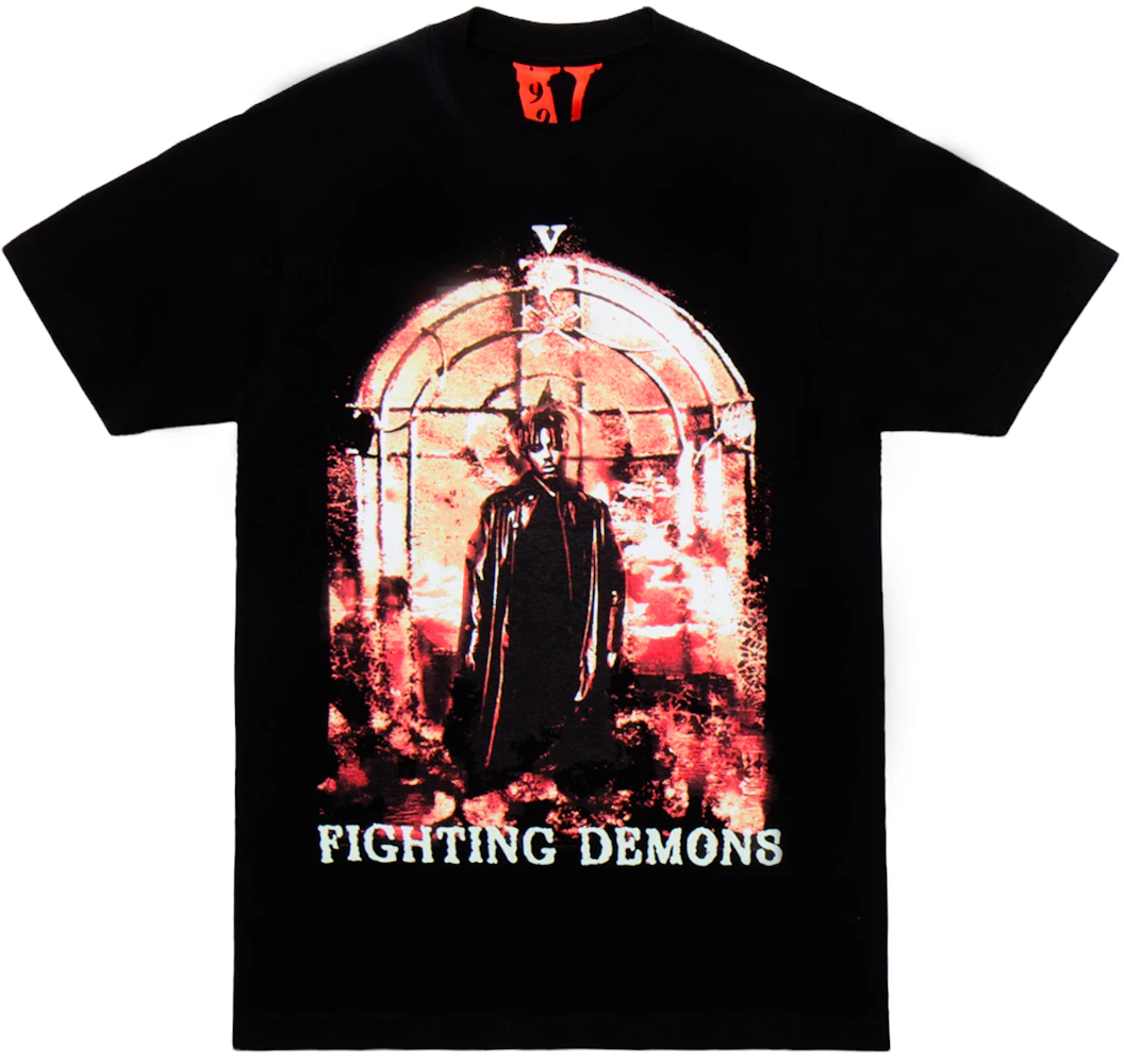 Juice Wrld x Vlone Demon T-shirt Black Men's - SS22 - US