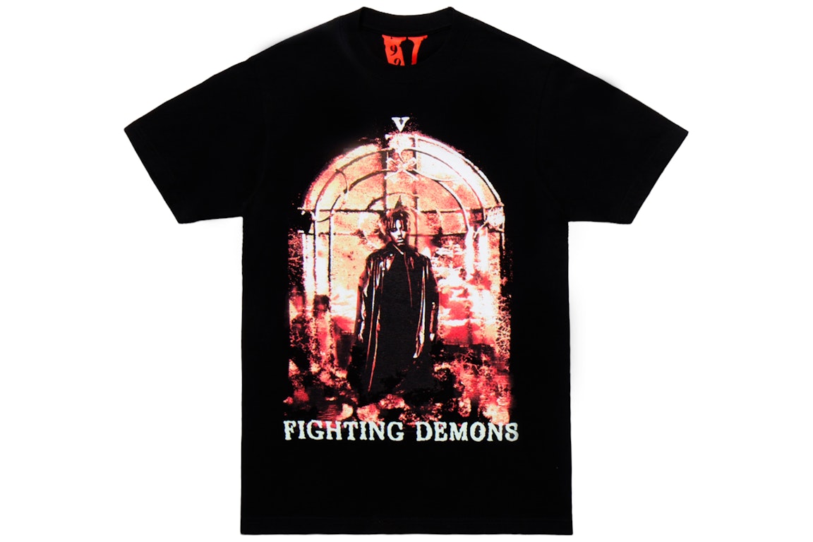 Pre-owned Juice Wrld X Vlone Demon T-shirt Black