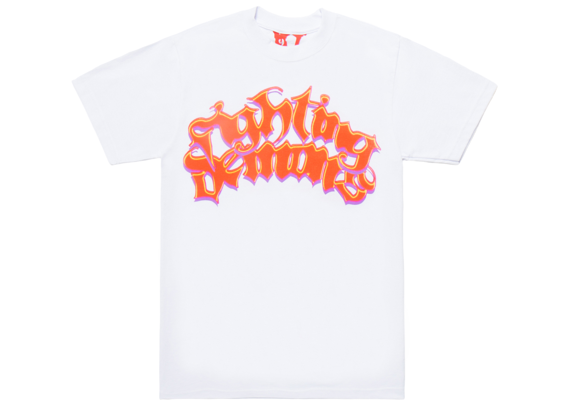 Juice Wrld x Vlone Neon T-shirt White Men's - SS22 - US