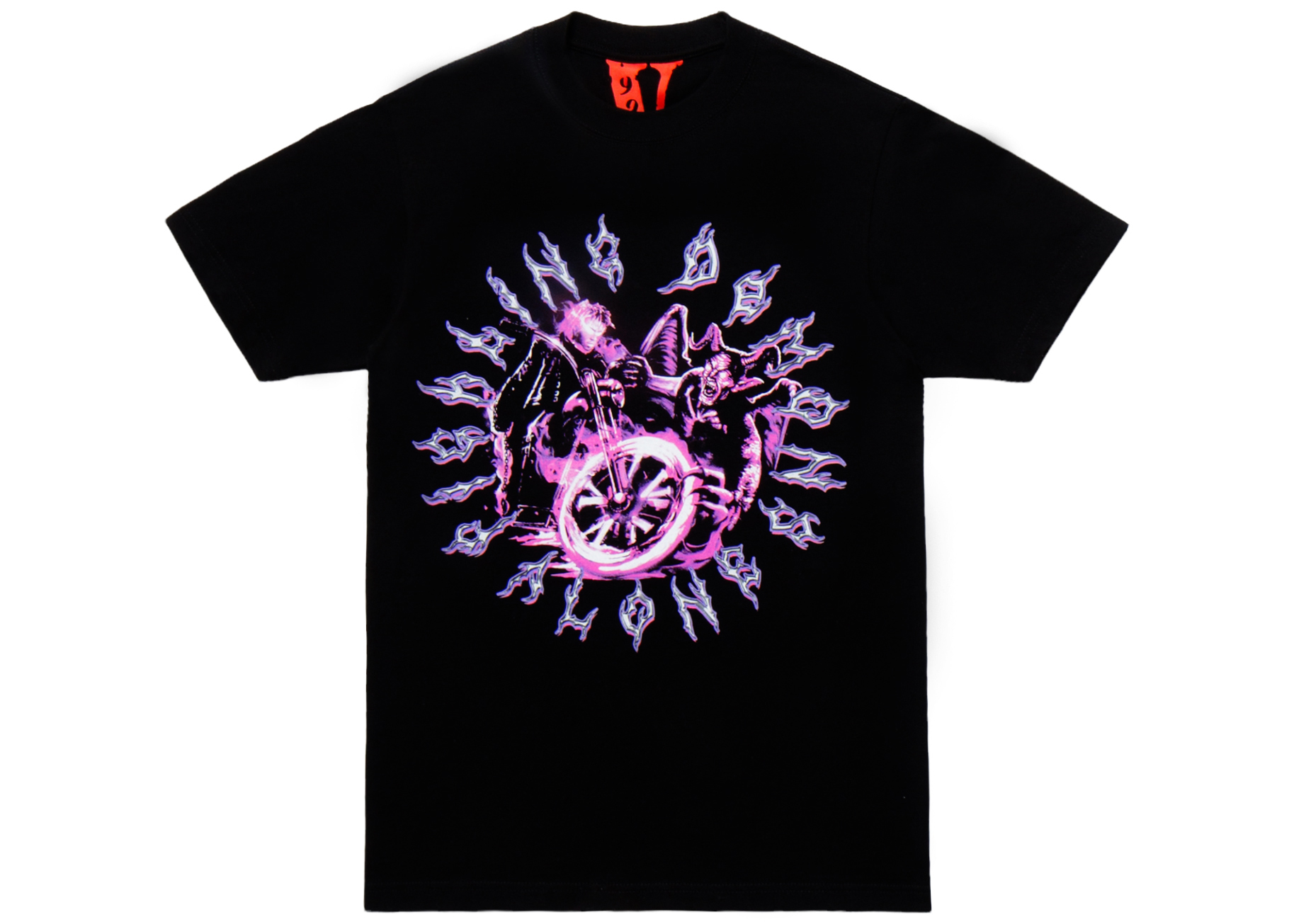 Juice Wrld x Vlone Rider T-shirt Black Men's - SS22 - US