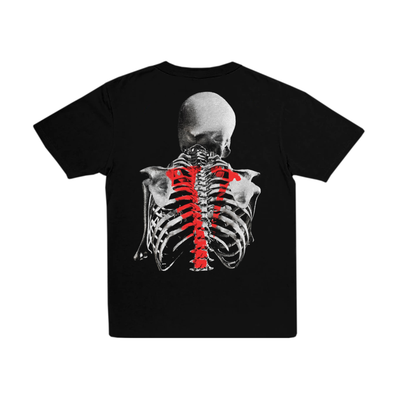 Vlone x Never Broke Again Bones T-shirt Black