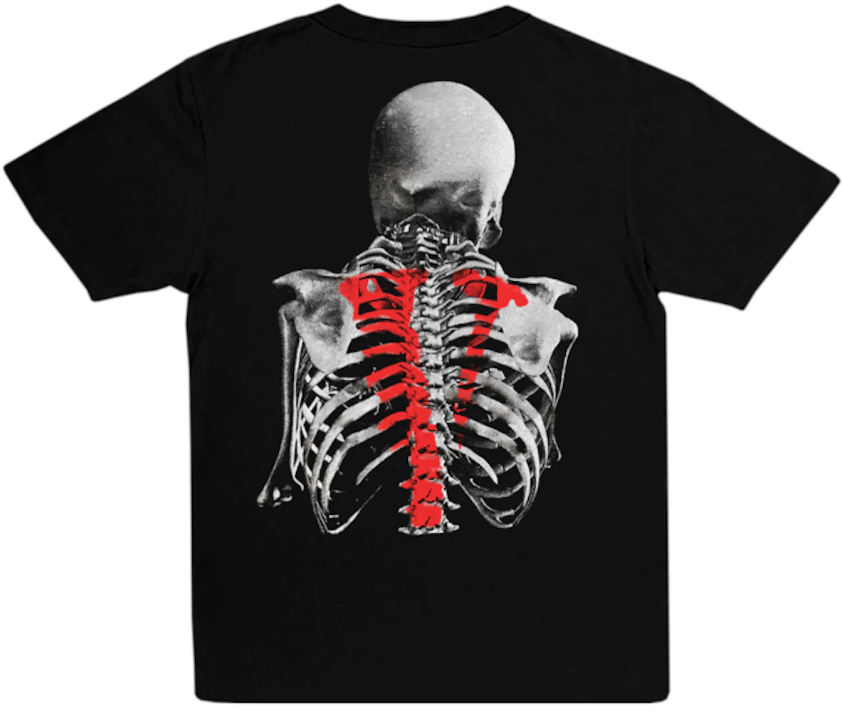 Vlone Never Broke Again Bones T-shirt Black FW21 Men's - US