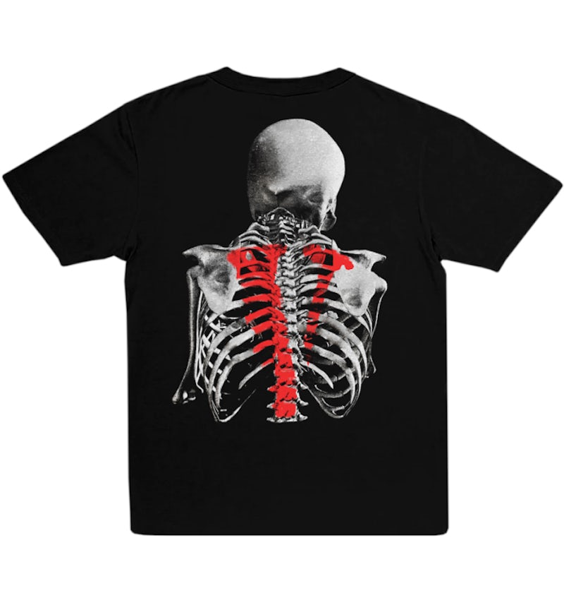 Vlone x Never Broke Again Bones T-shirt Black Men's FW21 US