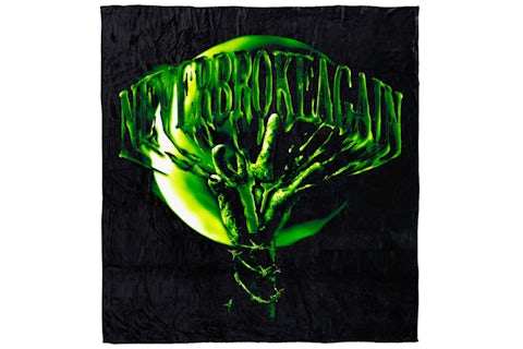 Vlone x Never Broke Again Slime Blanket Black/Green - FW21 - US