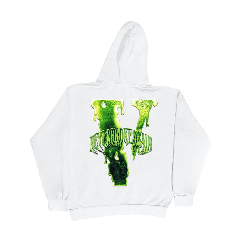 Never broke store again white hoodie