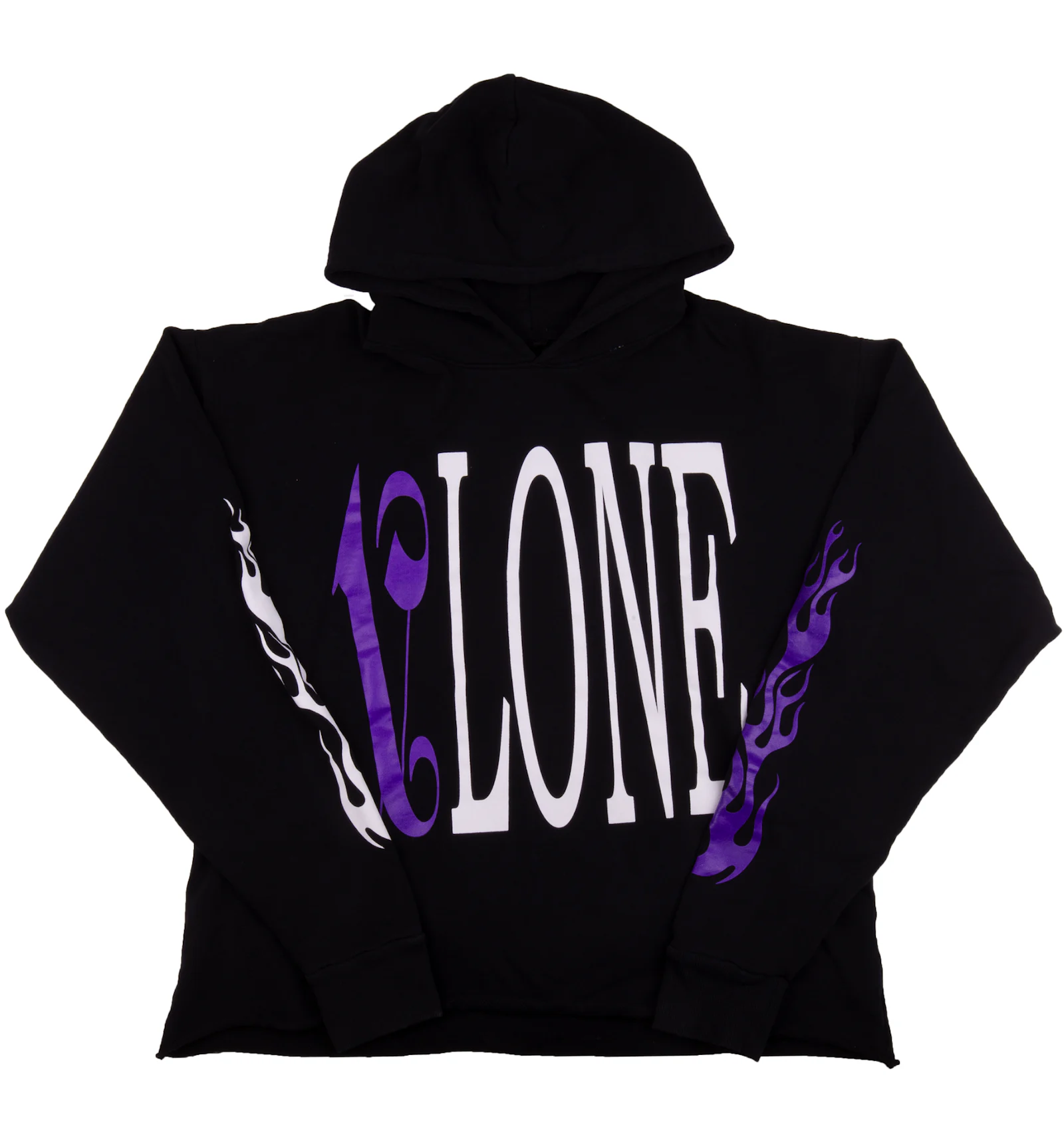 Vlone x Palm Angels Hoodie Black Purple Men s US