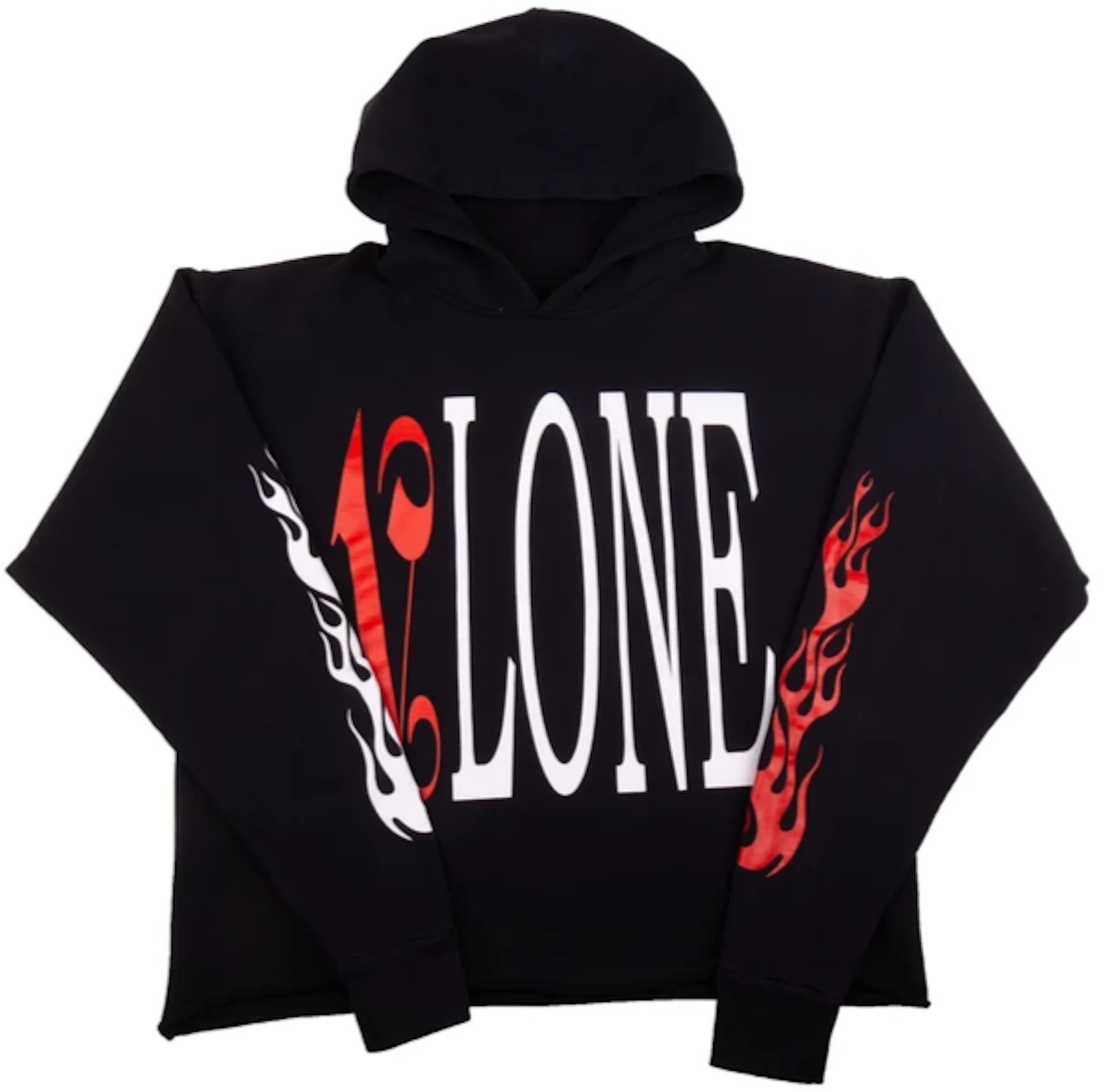 VLONE x PALM ANGELS CROP Hoodie Black/Red SMALL 100% Authentic NEW CHROME  ALONE