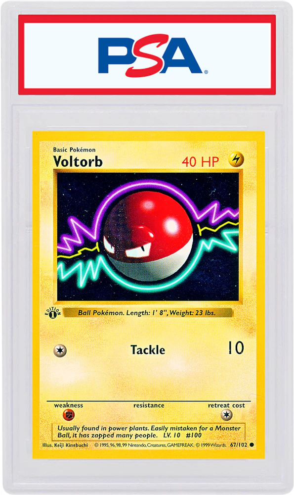  Pokemon - Voltorb (67/102) - Base Set : Toys & Games