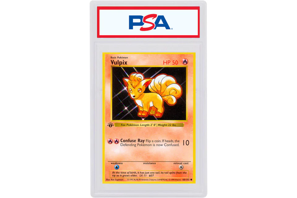 Vulpix 1999 Pokemon TCG Base Set 1st Edition #68/102 - 1999 - DE