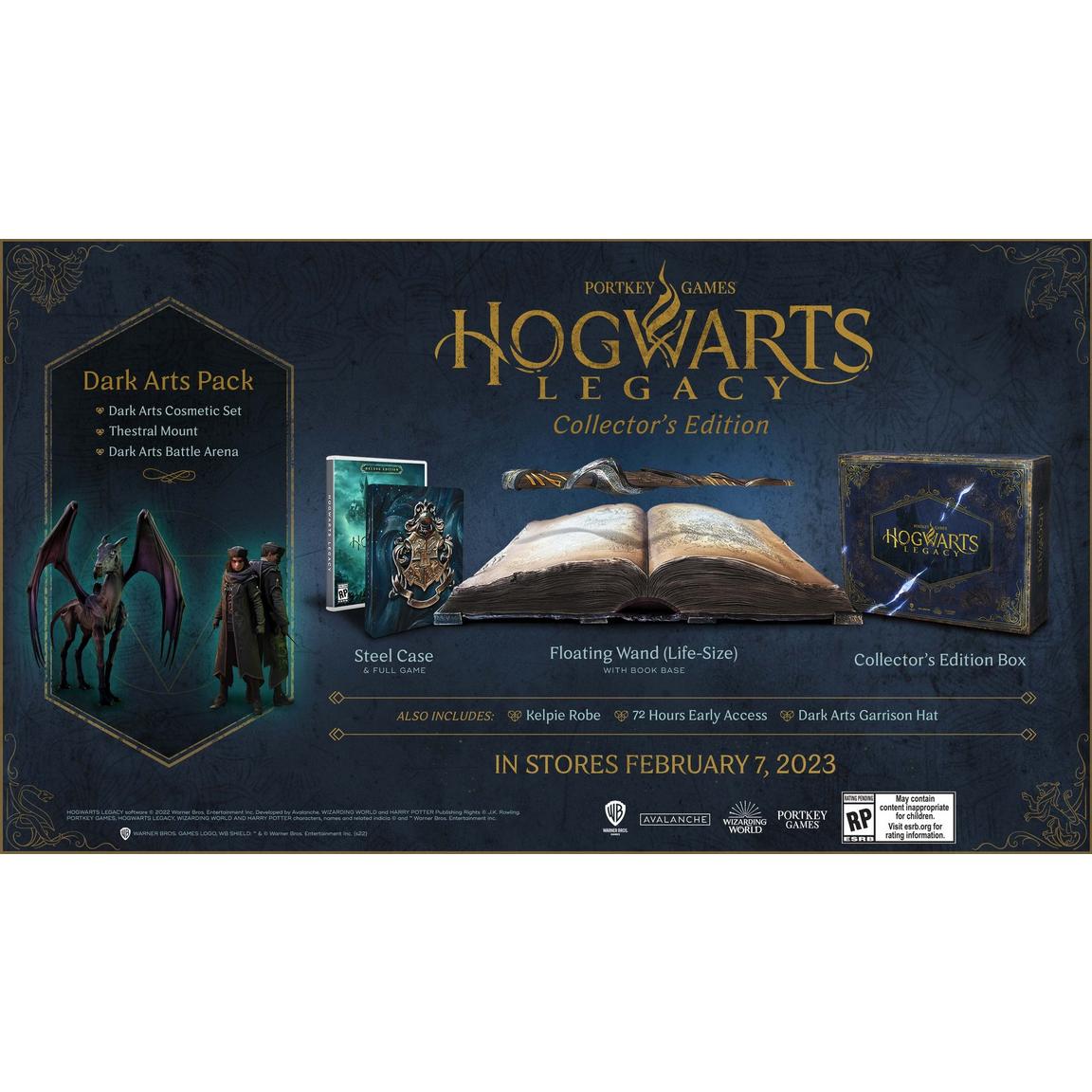 WB Games PS5 Hogwarts Legacy Collector's Edition (US Plug) Video Game  Bundle - US