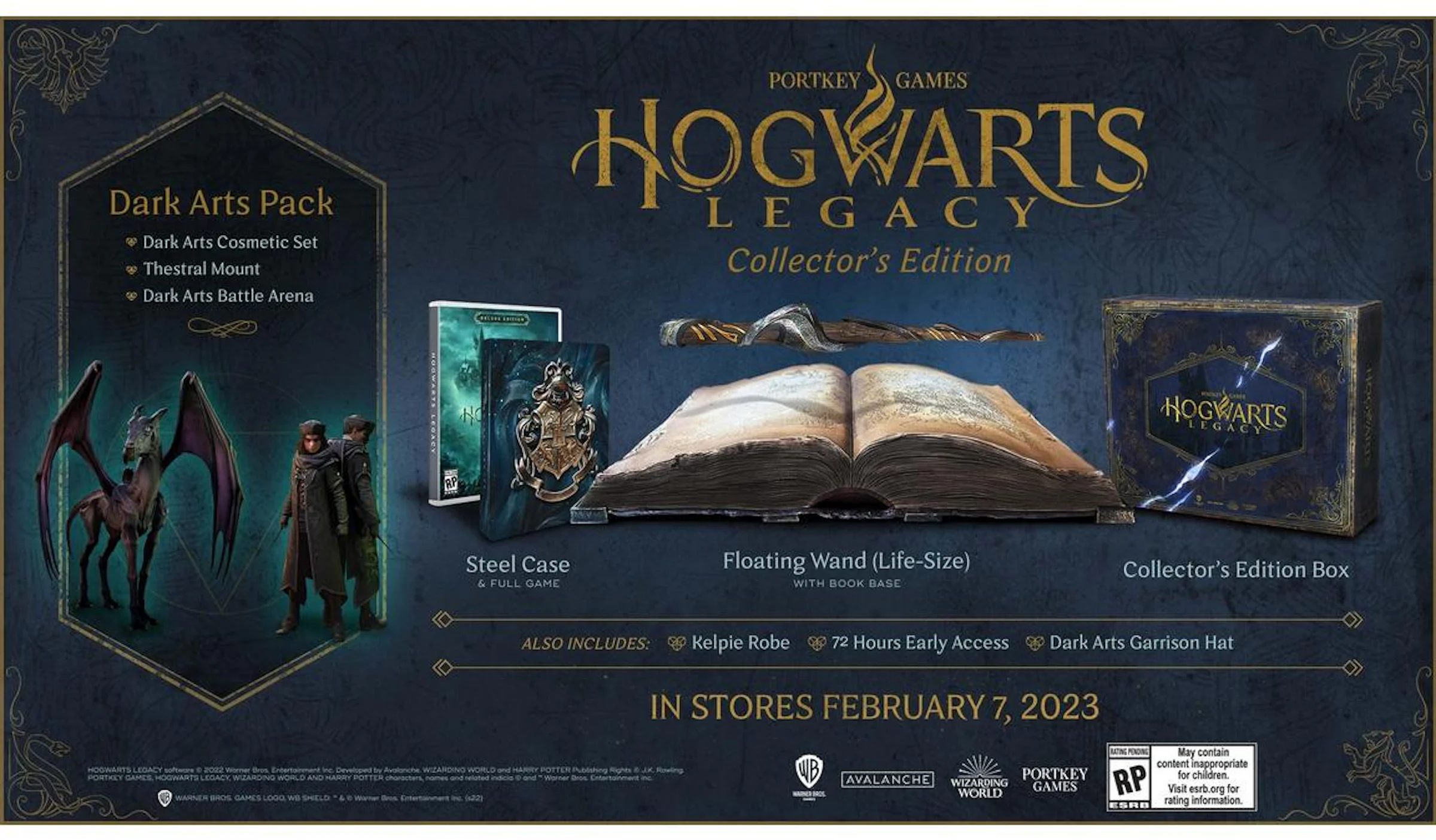 WB Games PS5 Hogwarts Legacy Collector's Edition (US Plug) Video Game  Bundle - US