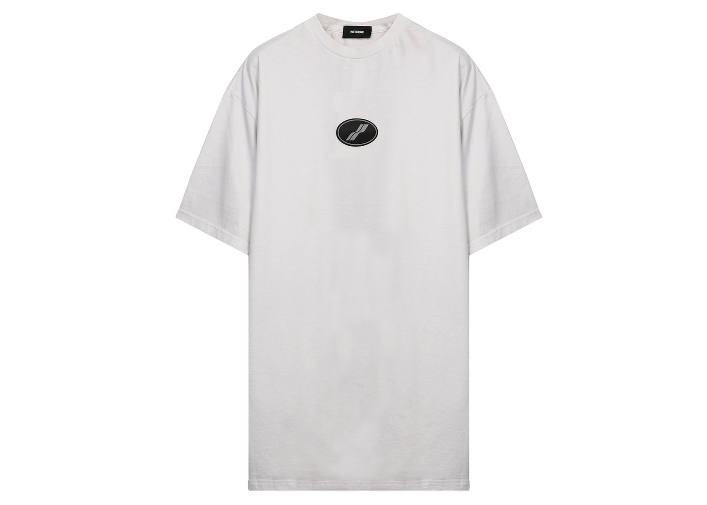 WE11DONE Logo Print T-shirt Ivory Men's - SS21 - US