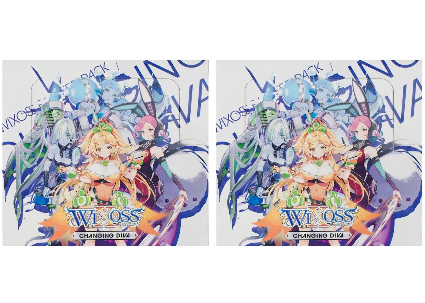 WIXOSS TCG Changing Diva WXDi-P02 Booster Box (English) 2x Lot - US WIXOSS TCG Changing Diva WXDi-P02 Booster Box (English) 2x Lot - US