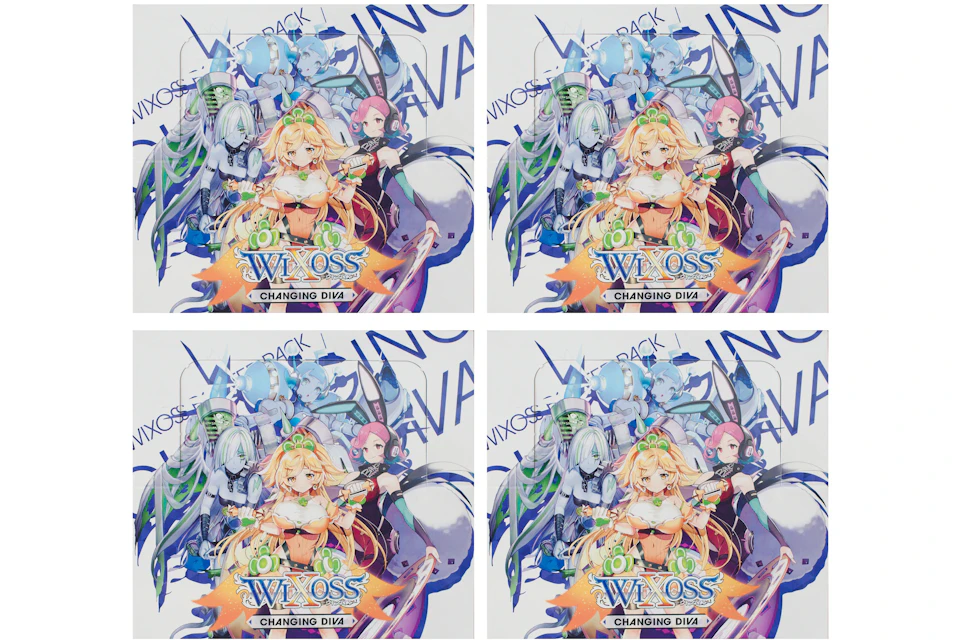 WIXOSS TCG Changing Diva WXDi-P02 Booster Box (English) 4x Lot