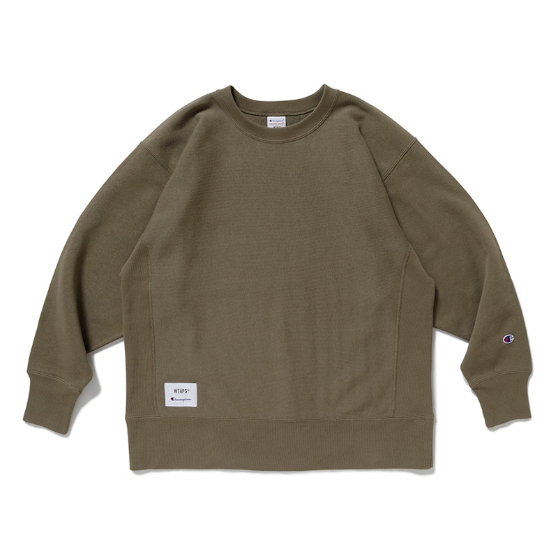 wtaps champion CREW NECK REVERSE WEAVE-